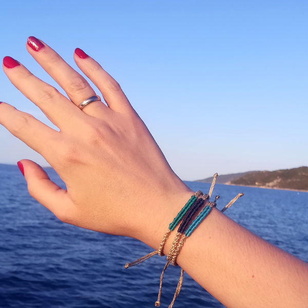 Minimal macrame βραχιόλι