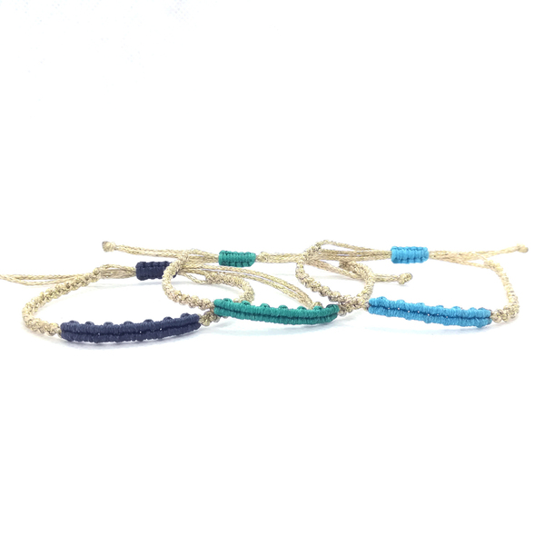 Minimal macrame βραχιόλι