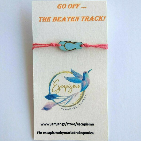 Travel charm βραχιόλι με flip flop