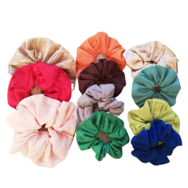 Λαστιχάκια Μαλλιων Υφασματινα, Scrunchies!!!