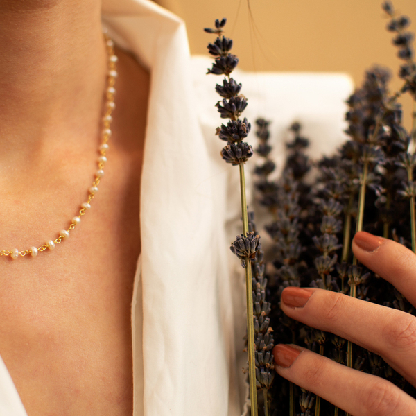 Rosary with Pearls