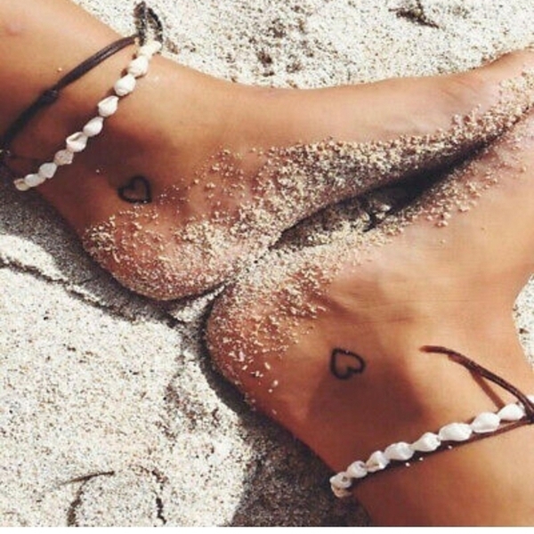 seashell anklets-βραχιόλι ποδιού με κοχύλια! 2τμχ