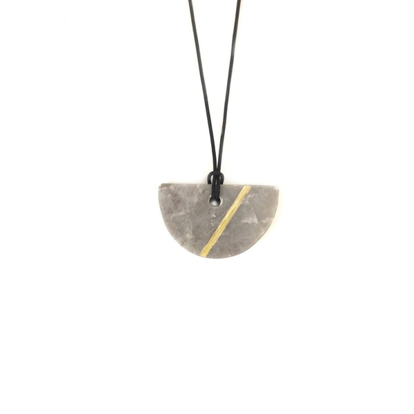 S E M I C I R C L E Stone Necklace