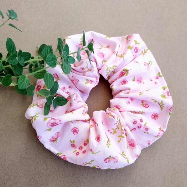 Scrunchie λάστιχο μαλλιών garden