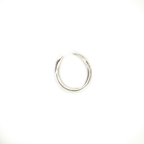 Ear Cuff ασημένιο μονό σκουλαρίκι / Dual cuff