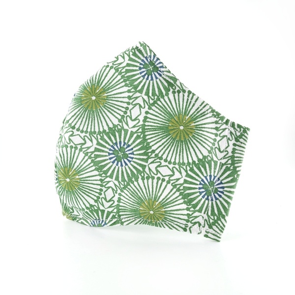Green Doodle μάσκα προσώπου βαμβακερή