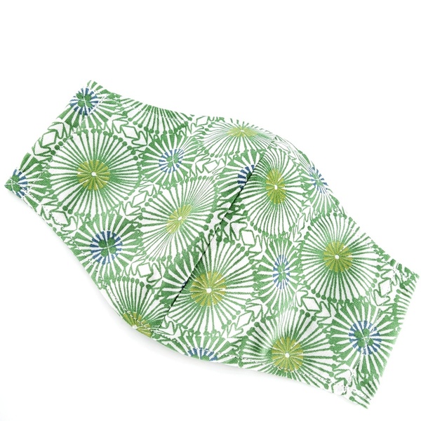 Green Doodle μάσκα προσώπου βαμβακερή