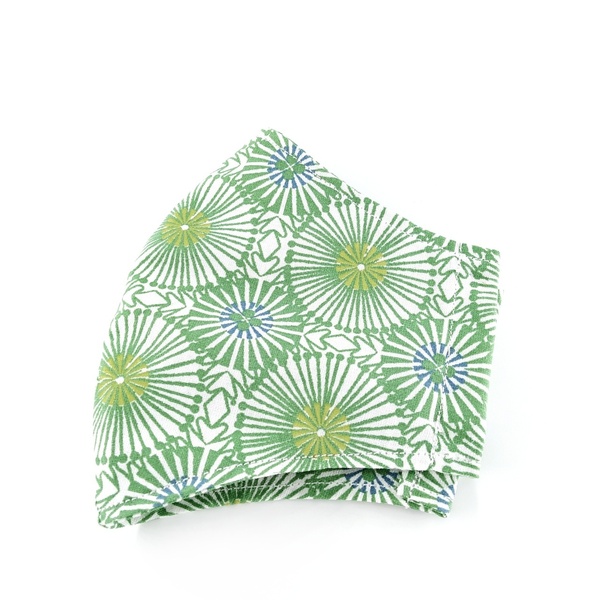 Green Doodle μάσκα προσώπου βαμβακερή