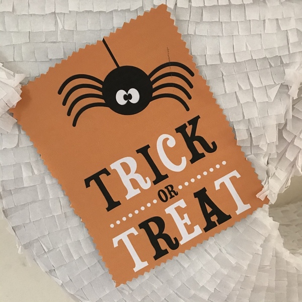 Πινιάτα halloween φάντασμα & μπαστούνι