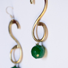 "Dark green curve"