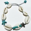 turquoise shell anklet