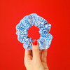 Υφασμάτινο λαστιχάκι Greek summer Scrunchie