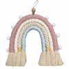 Χειροποίητο κρεμαστό διακοσμητικό μακραμε rainbow