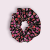 Χειροποίητο scrunchy - Doodle Hearts